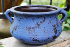Goodman and Wife Egyptian Era Designed Earthen Ware Terra-Cotta Vessel/Planter - Image 4
