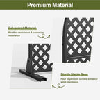 Casaphoria 72" H x 35" W Arched Metal Privacy Screen - Image 6