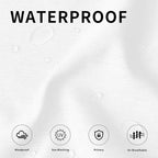 Easy-Going Linen Look Outdoor Curtains Waterproof Windproof Porch Curtains - Image 2