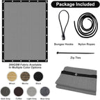 Artpuch 90% Sun Shade Cloth, 10 x 20 FT Pergola Shade Cover Canopy - Image 7