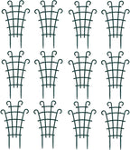 12 Pack Trellis for Potted Plants, Garden Trellis for Climbing Plants Plastic by UWIOFF