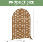 Casaphoria 72" H x 47" W Arched Metal Privacy Screen - Image 4