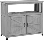 Mederlo Wooden Patio Bar Table Set by Mederlo