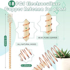 18 Pcs Electroculture Plant Stakes 13.5 Inches Long Copper Garden Stakes - Image 2