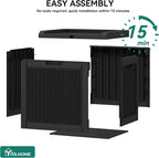 YITAHOME 32 Gallon Deck Box, Resin Storage - Image 5