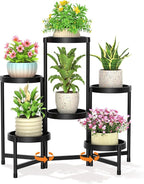 LASZOLA 6 Tiered Folding Plant Stand Indoor by LASZOLA