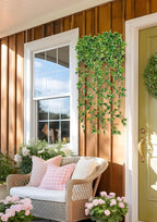 Hollyone 2pcs Artificial Hanging Plants 31" Fake Ivy Vine Faux Ivy Leaves - Image 5