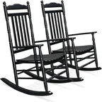 VINGLI Wooden Rocking Chair, Outdoor Chair by VINGLI