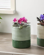 Self Watering Pots for Indoor Plants, 6 Inch Ceramic Self Watering Plant Pot - Image 7