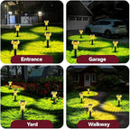 Easter Solar Pathway Lights Outdoor Decorative 4 Pack, Valentines Day Halloween - Image 6