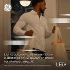 GE LED+ Motion Sensor LED Light Bulbs, Outdoor Security Lights, Warm White - Image 3