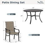 PHI VILLA Round Patio Dining Set - Image 9