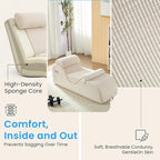 ijuicy 25" Wide Corduroy Yoga Chair, Yoga Lounge Chair - Image 4