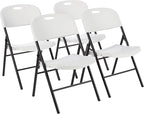 Amazon Basics Foldable Portable Comfortable Sturdy Folding Plastic Chair by AmazonBasics
