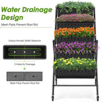SEJOV 4FT Vertical Raised Garden Bed, 5-Tier Vertical Garden Planter - Image 5