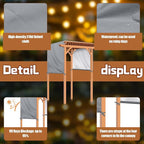 Universal Pergola Replacement Canopy Outdoor Canopy Shade Cover Waterproof - Image 3