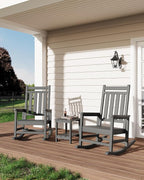 GarveeLife Poly Lumber Rocking Chair Outdoor Set of 2 by GarveeLife