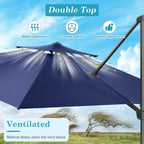 HOTEEL10x10ft Patio Umbrella Cantilever Umbrellas - Image 3