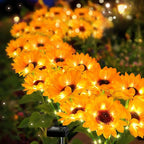 Solar Sunflower Lights 2 Pack - Image 4