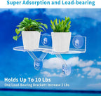2-Pack Acrylic Window Plant Shelves - Image 4