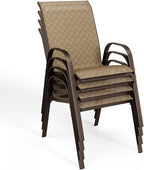 SWITTE Patio Chairs Set of 4 - Image 9