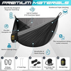 Camping Hammock Mosquito Net, Double & Single Portable Hammocks Hammocks - Image 2