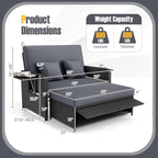 RELAX4LIFE Wicker Patio Outdoor Daybed - Image 3