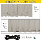 NICETOWN 2 Panels Outdoor Curtains - Image 2