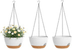 Hanging Planters 3-Pack, 8 Inch Self-Watering Hanging Pots by Unknown