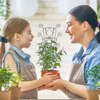 Stackable Plant Support Stakes, 2 Pack Metal Twig Plants Trellis - Image 7