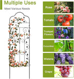 hogardeck 4 Packs 60 * 18 inch Metal Garden Trellis - Image 5