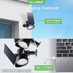 ALUSSO® Solar Landscape Spotlights 3CCT, Dimmable Solar Spot Lights Outdoor - Image 7