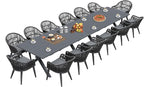 PURPLE LEAF 16 Pieces Patio Dining Set by PURPLELEAF