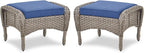 Belord Outdoor Ottomans for Patio Foot Rest by Belord