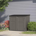 Suncast 34 Cu Ft Horizontal Resin Storage Shed - Image 5