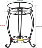 FaithLand Plant Stand, Heavy Duty Metal Planter Holder Indoor Outdoor, 2 Tier - Image 6