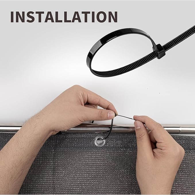 LOVE STORY Custom Size 2'6''x13' Dark Grey Balcony Privacy Screen, UV Block - Image 7