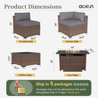 Aoxun 15 Piece Patio Furniture Set - Image 7