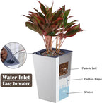 2 Pack Self Watering Planters 10.7" x 6.9" Planter - Image 4