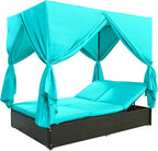 Wicker Metal Outdoor Pool Furniture - Image 8