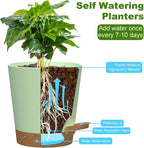 Self Watering Pots, 7/6.5/6/5.5/5/4 inch Flower Pots - Image 4