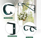 Plant Hangers Outdoor Plant Hooks Heavy Duty Iron Plant Hanger Hook - Image 4