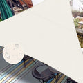 LOVE STORY Right Triangle 7'x10'x12.2' Waterproof Sun Shade Sail Canopy UV Block by LOVESTORY