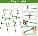 Galvanized Raised Bed with Cucumber Trellis, Garden Arch Trellis Outdoor - Image 5