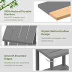 Outdoor Side Table, 2-Tier Small Outdoor Table - Image 4