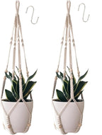 Macrame Plant Hanger for 4-12 Inch Pot Indoor Crochet Hanging Plant Holder by HUIHONGHOME
