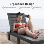 ROJIK Outdoor Chaise Lounge Chair - Image 5