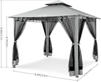 COBIZI Gazebo 10x10 Heavy Duty Gazebos - Image 3