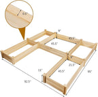 Giantex U-Shaped Raised Garden Bed, Wood Raised Garden Planter Box - Image 6