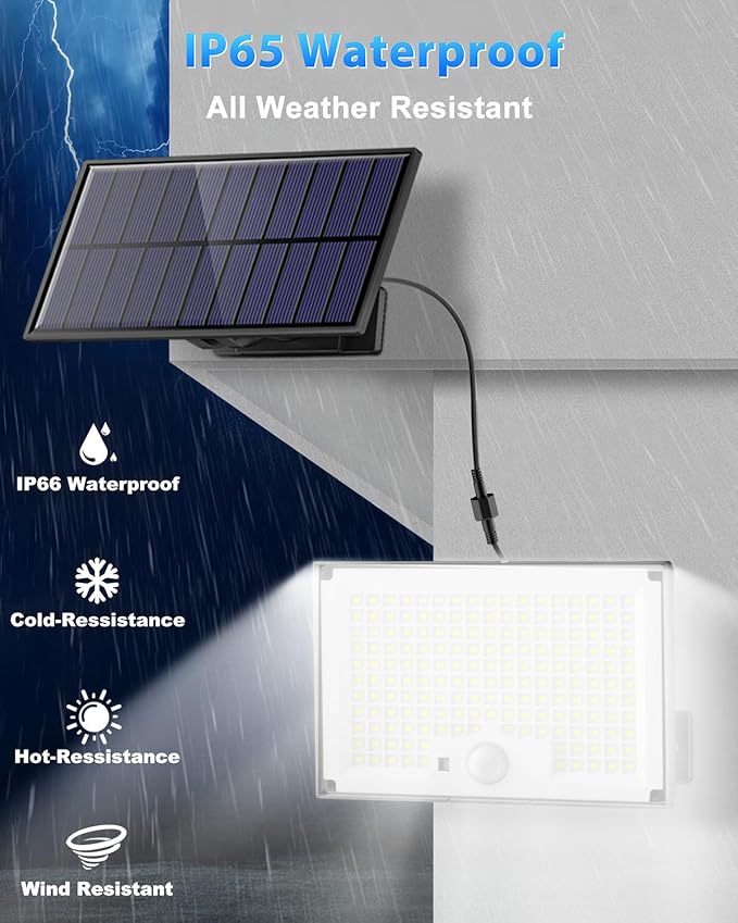 Outdoor Solar Lights, Split Solar Motion Sensor Outdoor Lights - Image 5